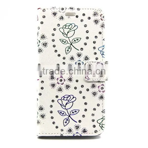 Peacock Pattern Wallet Case PU Leather Flip Case Colorful Phone Covers for Wiko Bloom photo-5