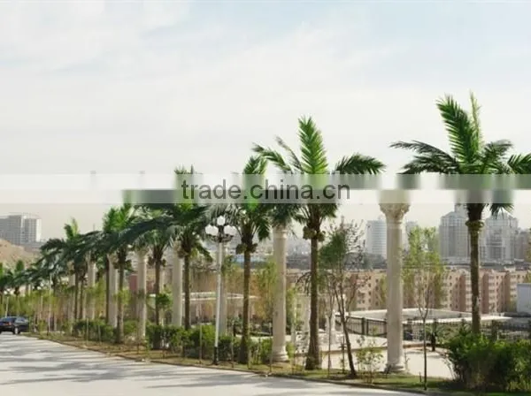 Home Garden Edging Decorative 5ft to 16ft Height Outdoor Artificial Green Plastic Palm Trees EDS06 0815 photo-5