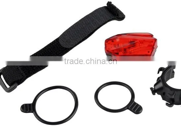 High Quality Waterproof Bike Light 4 LED USB Safety Bicycle Rear Light photo-2