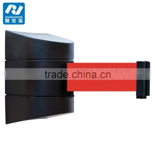 Colorful Safety Plastic Wall Mount Barrier With Retractable Belt photo-2