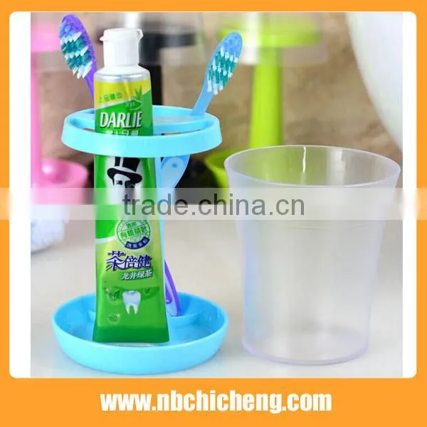 Desk Lamp Shape Creative Plastic Toothbrush Holder Cup Bathroom Accessories photo-2