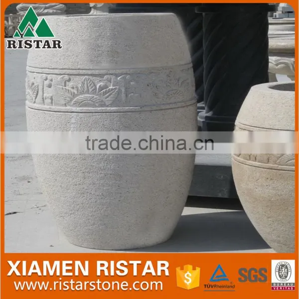 Nature Granite Stone Planter Set photo-3