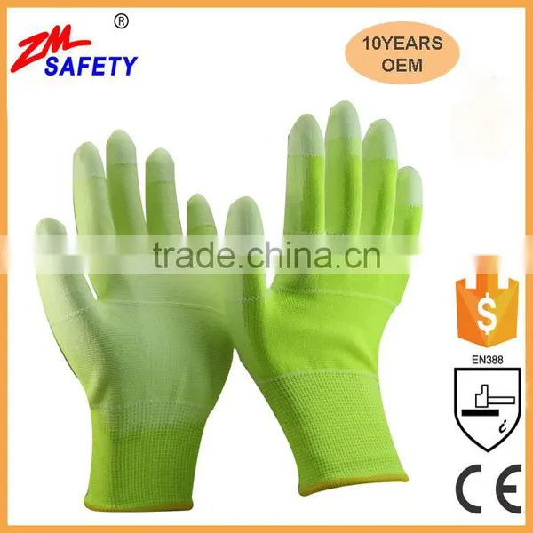 Colorful 13Gauge U3 Liner Coated PU Protective Gloves for Light Work Garden Use photo-4
