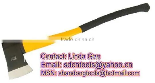OEM Orders Top Quality Cheap Drop Forged Hand Tools Factory A601 Axe With Fiberglass Handle