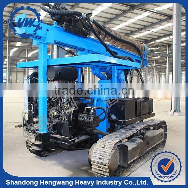 Photovoltaic mounting system installation ground screw solar pile driver