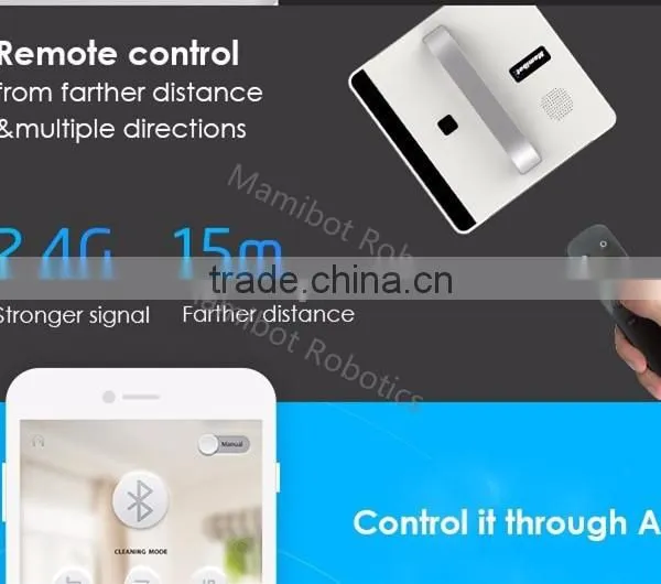 2017 New AI Tech Robot Window Vacuum Cleaner Mamibot Iglassbot Window Cleaner Robot WIFI APP Control photo-6