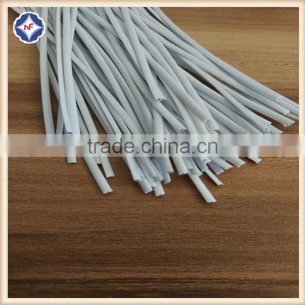 Single Wire Heavy Duty Plastic Oval White Twist Ties for Electric Wire photo-6