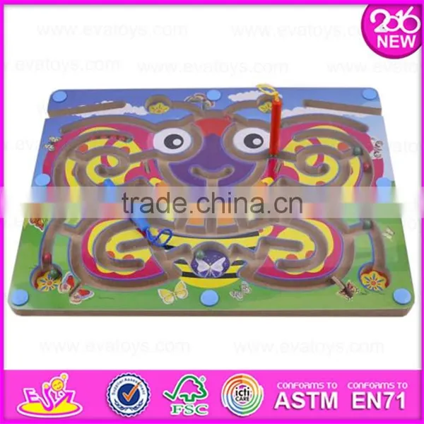 2017 New Products Develop Intelligence Children Toy Magnetic Wooden Maze Ball W11H016 photo-6
