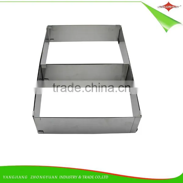 ZY-F1393 Good Price Square Stainless Steel Cake Mold Cake Ring photo-4