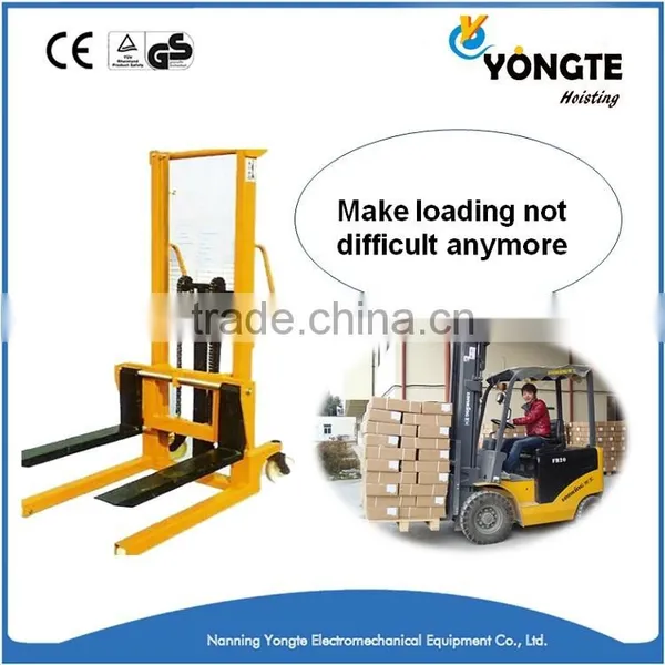 1Ton, 2 Ton Forklift With Pallet Manual Hydraulic Hand Stacker photo-6