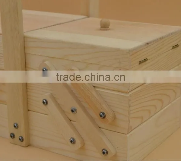 Folding Wooden Sewing Box photo-2