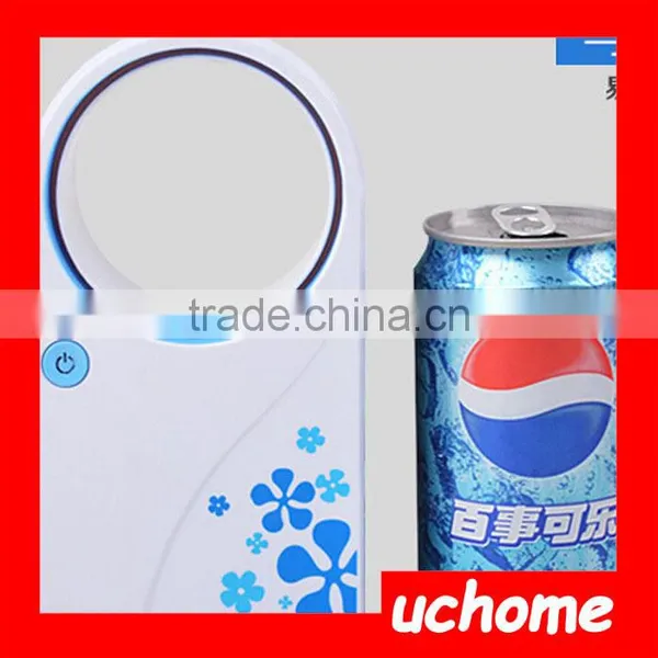 UCHOME New Design Usb Air Condition,mini Bladeless Fan,no Leaf Desk Fan photo-4