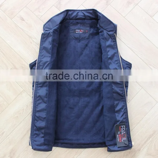 Woman Formal Sleeveless Jacket , Winter Padding Woman Vest For Sale photo-5