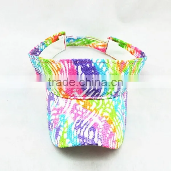 Custom Embroidery Colorful Sport Sun Hat Of Women photo-3