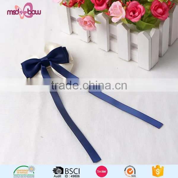 Korean Style New Design Alligator Ribbon Hair Bows Clip for Woman photo-4