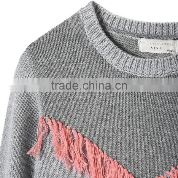 Baby Girl Design Cardigan Child Sweater Kids Clothing Children Jumper HSD5589 photo-3