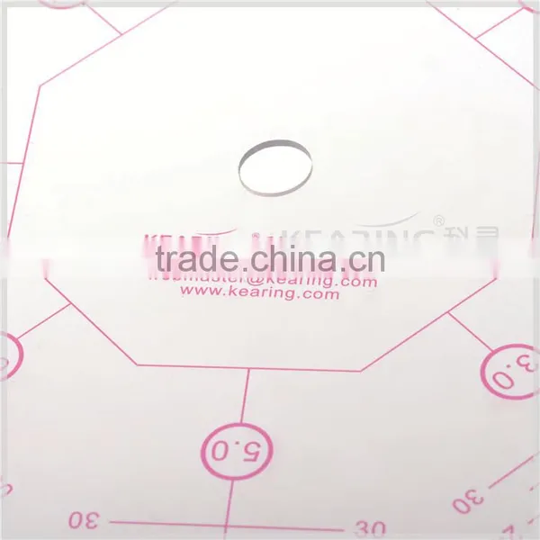 Kearing 8 Angle Patchwork Ruler Flexible Plastic Rulers With Sandwich Line Printing #P808 photo-2
