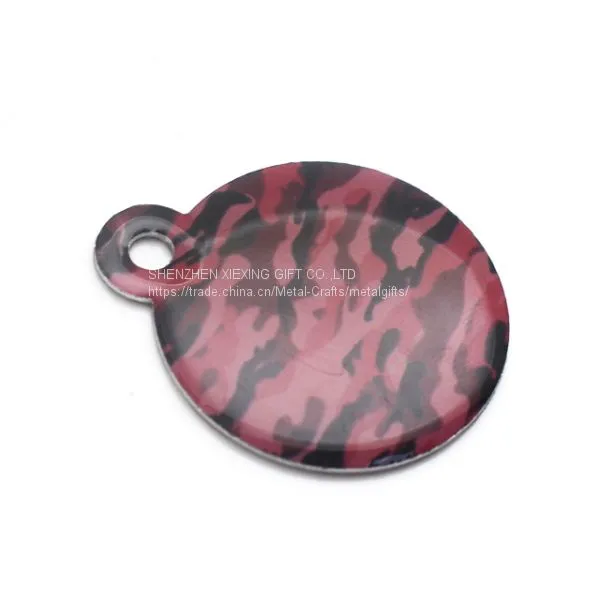 Custom Round Shaped Aluminum Printing Coat Expoxy Dog Tag photo-4