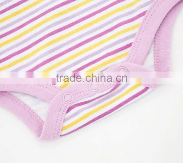 2017 Baby Clothes Stripe Style 100% Cotton Baby Rompers For Girl Jumpsuit photo-5