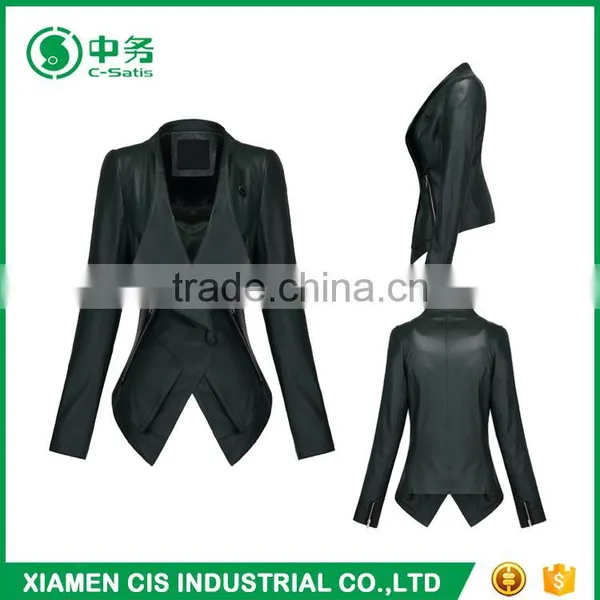 Cheap Price Wholesale Pakistan Leather Jacket for Women photo-4