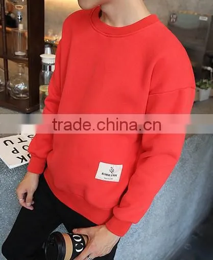 Hot Sale Good Style Fashion Professional Wholesale Round Neck Sweatshirt for Mens Plain photo-2