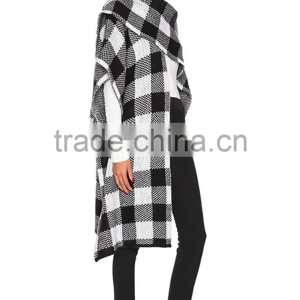 Ladies Knitted Ponchos Patterns,Lady Wool Ponchos Capes photo-4
