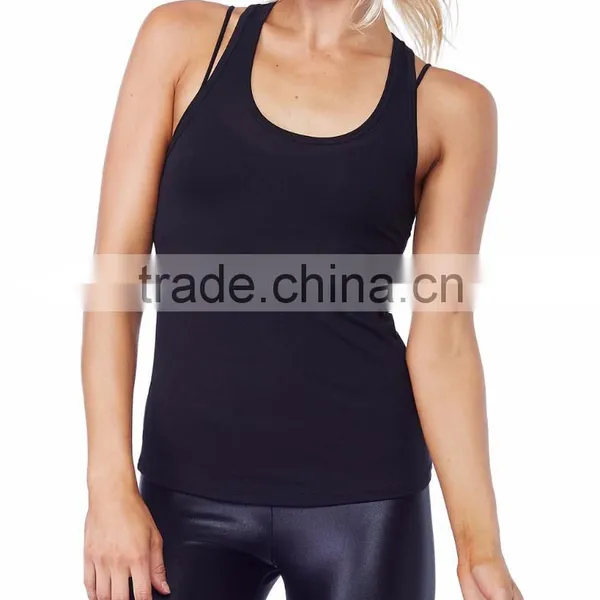 Slim Fit Casual Girls Cool Summer Tops Yogo Tank Top Made in China photo-3