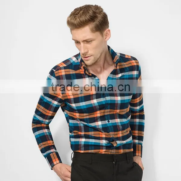 Men's Casual Long Sleeve High Quality Soft Flannel Shirt photo-4