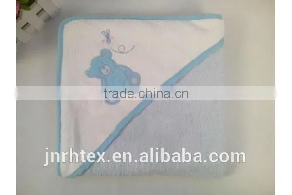 Eco-friendly100%Cotton Terry Hooded Baby Towel photo-2