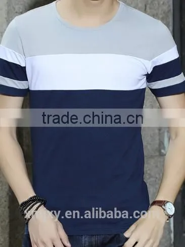 Cheap 100% Cotton Men's t Shirt Short Sleeve photo-5