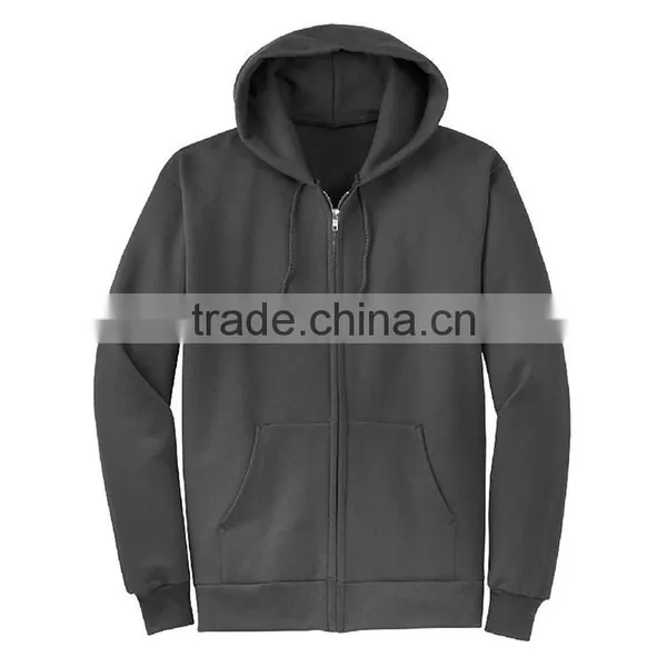 China Factory Wholesale Cheap Price Plain Zip Up Unbranded Custom Print Hoodie photo-5