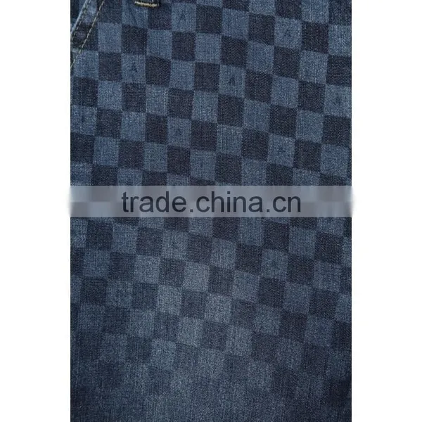 2016 European and American Woven Boys Denim Gradient Printing Pants Fashion Skinny Child Jean photo-3