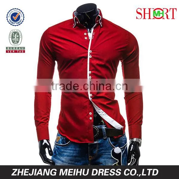 Latest Style Men's Dress Shirt Fashion Gay Men Shirts photo-2