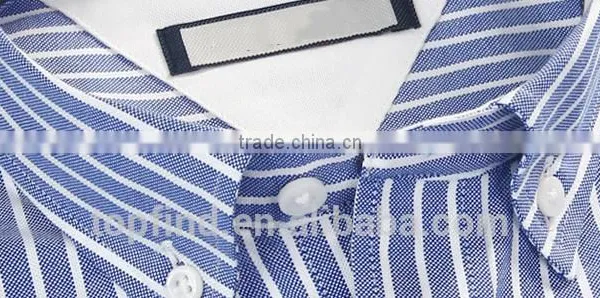 Yiwu Direct Factory Customise Stripe Pattern Men's Long Sleeve Uniform Shirt With 100% Cotton Oxford photo-5