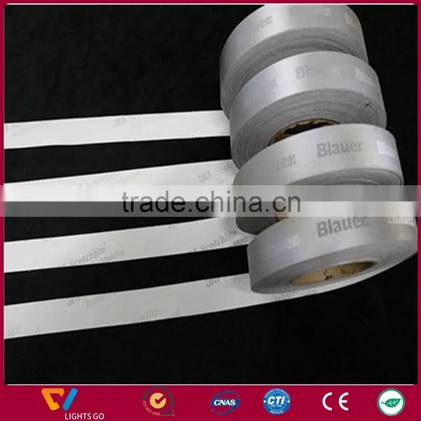 Warning Sew on 3m Tape Sew on Reflective Fabric Tape for Uniform photo-5