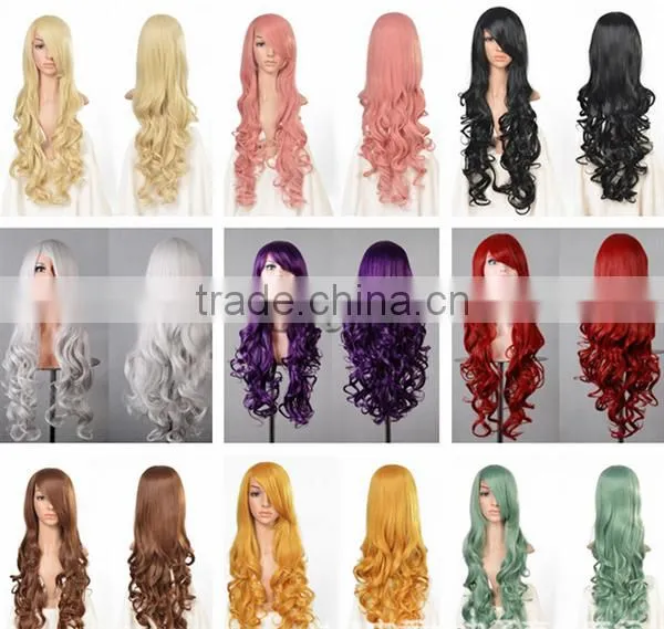 Wholesale Cosplay Wig Full Lace Wig Cosplay Lady Wigs