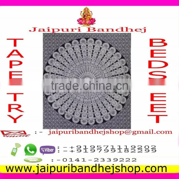 Jaipuri Mandala Cotton Tapestry photo-4