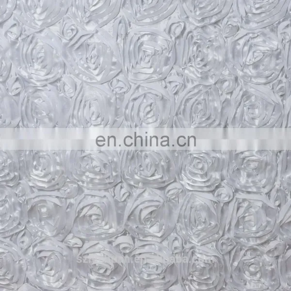 Fashion Design Polyester Satin Suzhou Decoration Wedding Table Skirt photo-3