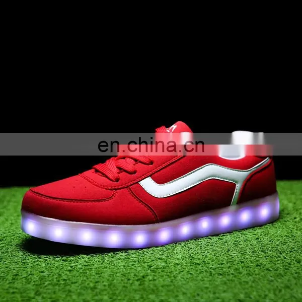 Latest Hot Sale Womens Night Club Casual Shoes USB Rechargeable LED Shoes Sneakers Wholesale Mens Footwear photo-4
