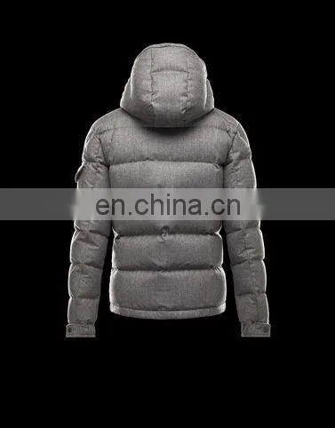 Men Artificial Down Jacket With Detachable Hood photo-3