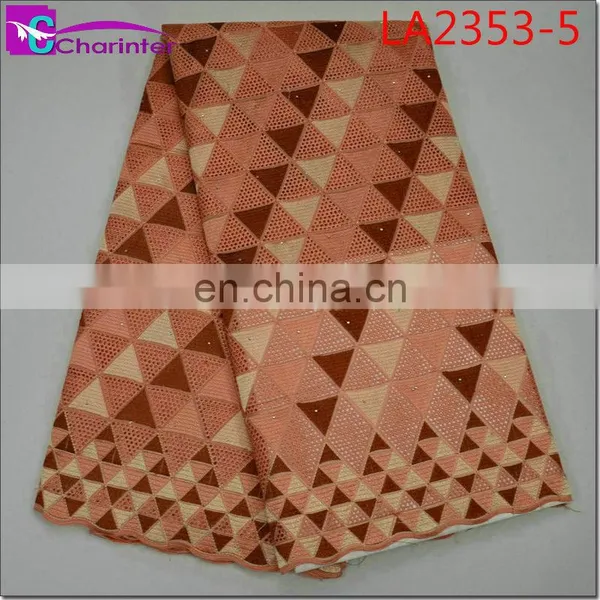 High Quality African Big Heavy Lace Fabrics LA2353 photo-6