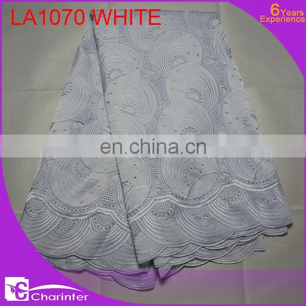 Big Voile Lace African Fashion Lace Fabric Charinter Lace Swiss Voile Big Lace African Wedding Lace Fabric LA1069 Brown photo-5
