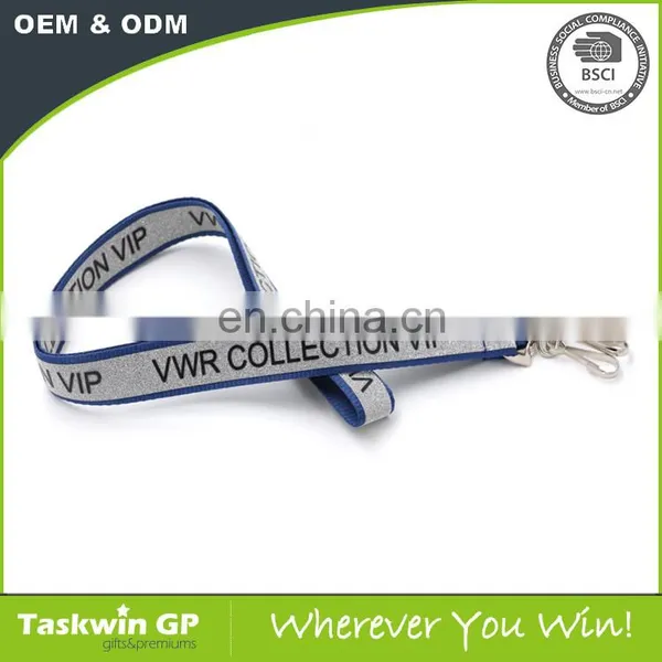 Custom Supplies Promotional Polyester Glitter Neck Lanyard photo-2