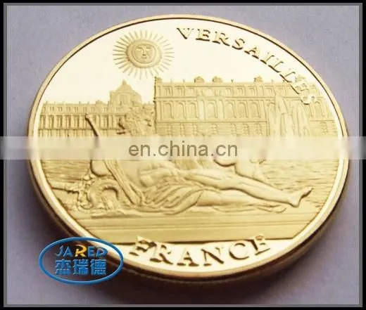 Shiny Finish Gold and Silver Color Metal Crafts Souvenir Coin for Sales photo-3