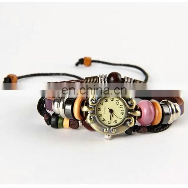 High Quality Arrivals Fashion Stainless Steel Genuine Charm Leather Pocket Watch photo-4