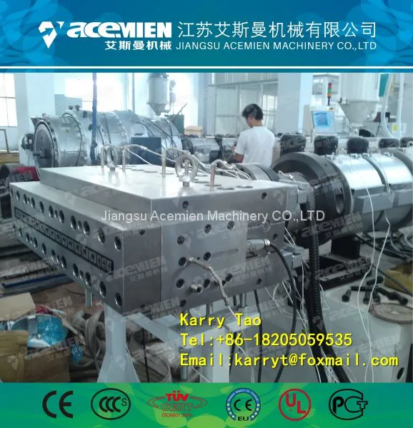 Wood Plastic Wall Panel Machine photo-2