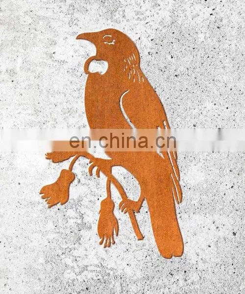 Rustic Handmade Corten Steel Metal Animal Craft photo-3