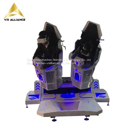 Exciting Double Seats Super Rocket Simulator 9D Virtual Reality VR Game Machine For Sale photo-4