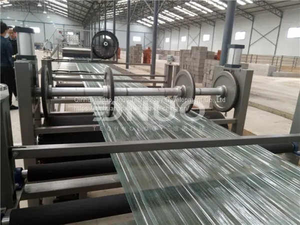 Fiberglass Polyester Composite FRP Roof Sheet Making Machine photo-4