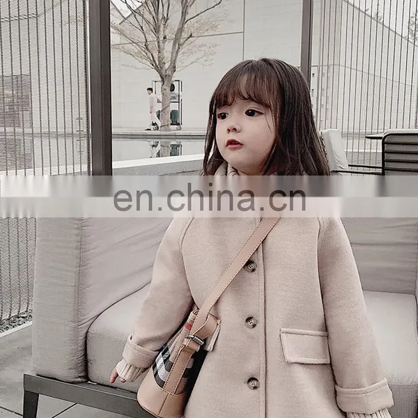 6087/Good Quality Kid Clothing Winter Warm Children's Boutique Woolen Coat for Girls photo-2
